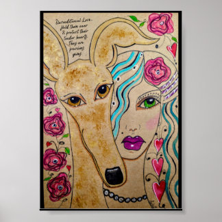A Girl and Her Hound Poster