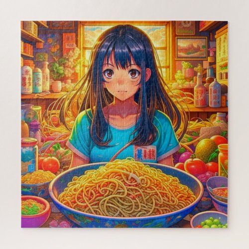 A Girl and her Ramen Anime Jigsaw Puzzle
