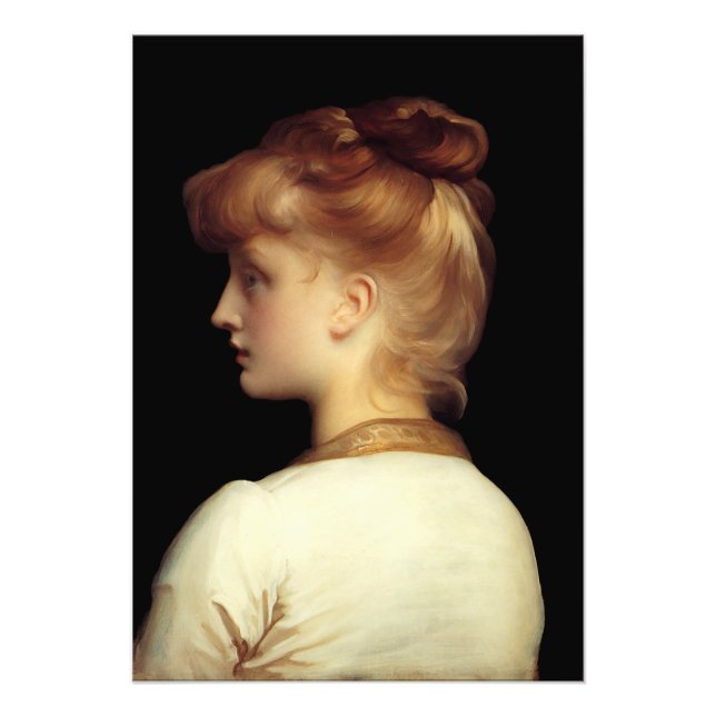 A Girl by Lord Frederic Leighton Photo Print (Front)