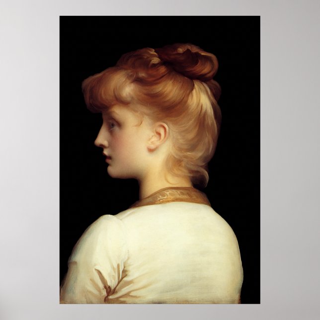 A Girl by Lord Frederic Leighton Poster (Front)