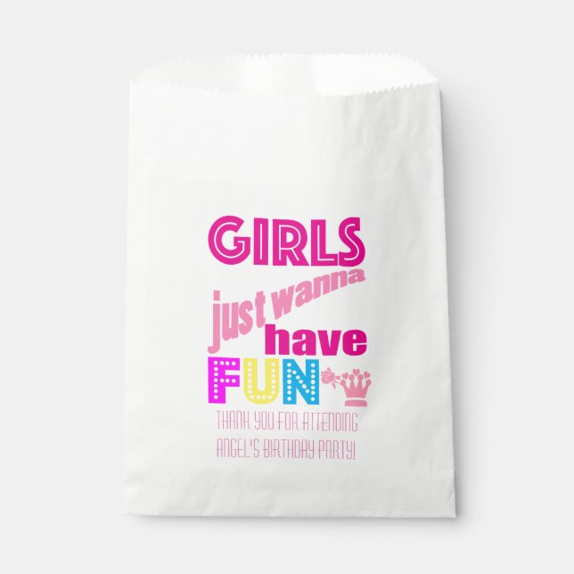 A Girl From PASADENA Logo Favor Bag (Front)