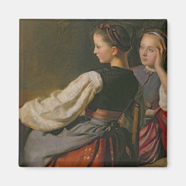 A Girl from Probsteier, 1844 Magnet (Front)