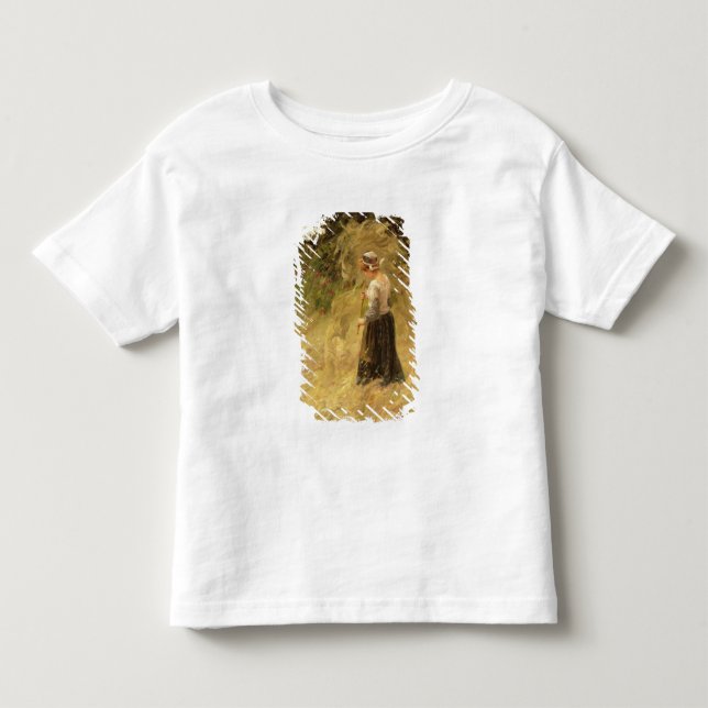 A Girl Harvesting Hay, 19th century Toddler T-shirt (Front)