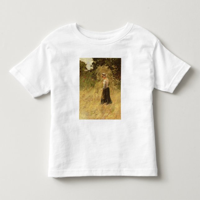 A Girl Harvesting Hay, 19th century Toddler T-shirt (Front)
