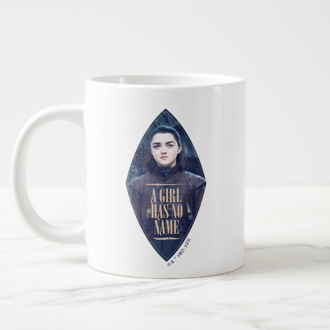 "A Girl Has No Name" Arya Stark Graphic Giant Coffee Mug (Left)