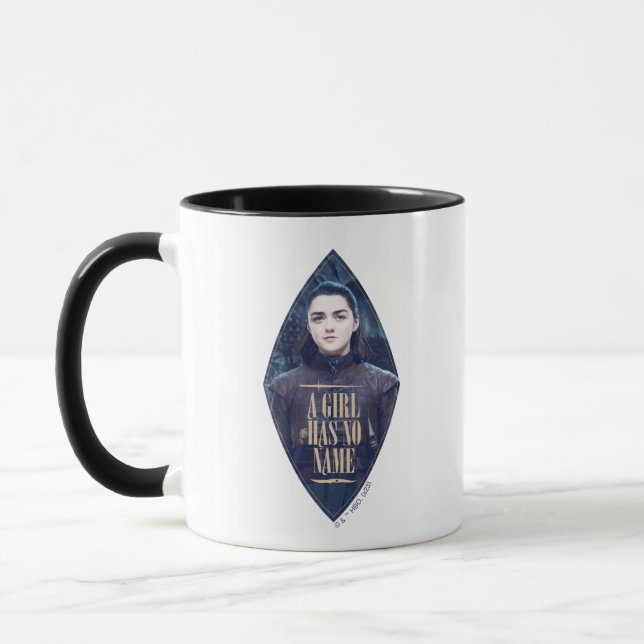 "A Girl Has No Name" Arya Stark Graphic Mug (Left)