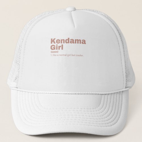 a Girl _ Kendama Trucker Hat