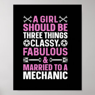 A Girl Married To A Mechanic Poster