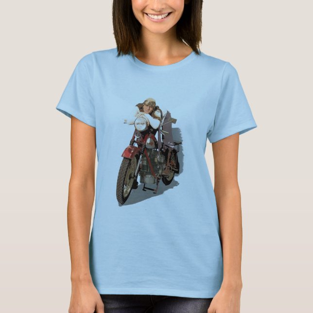 A Girl on an Nimbus T-Shirt (Front)
