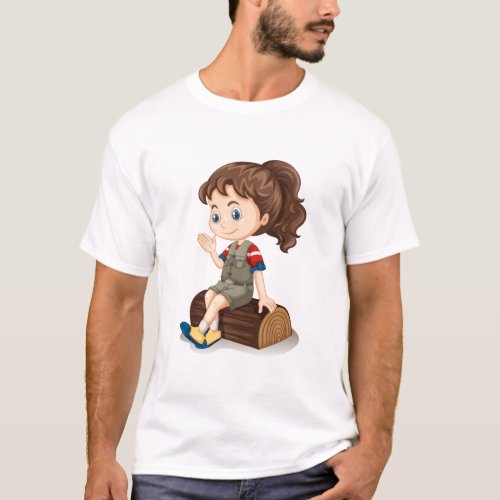 A Girl Scout T_Shirt