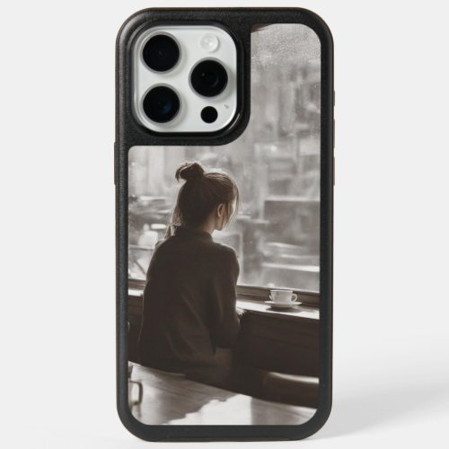 A girl sits by the window iPhone 15 Pro Max Cases
