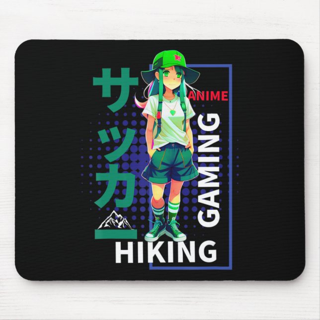 A Girl Who Loves Anime Mouse Pad (Front)