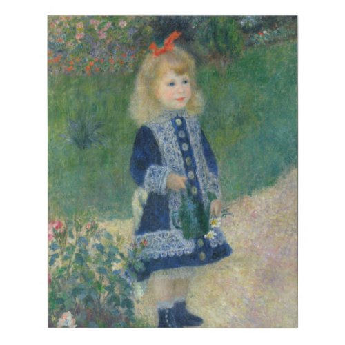 A Girl with a Watering Can by Renoir _ Canvas