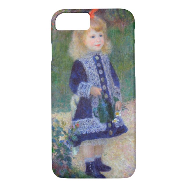 A Girl with a Watering Can, Renoir Case-Mate iPhone Case (Back)