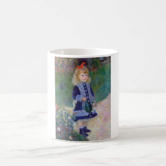 A Girl with a Watering Can, Renoir Coffee Mug (Center)