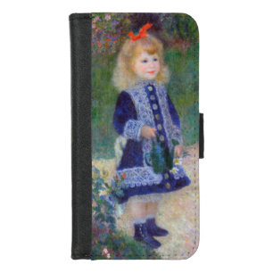 A Girl with a Watering Can, Renoir iPhone 8/7 Wallet Case