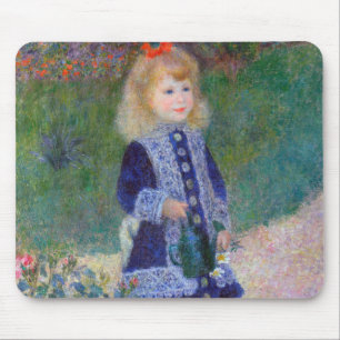 A Girl with a Watering Can, Renoir Mouse Pad