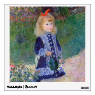 A Girl with a Watering Can, Renoir Wall Decal