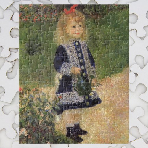 A Girl with Watering Can by Pierre Renoir Jigsaw Puzzle