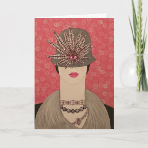 A Girls BF: Stunning Original Painting Card