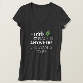 A Girl's Place Dark Heather Gray T-Shirt