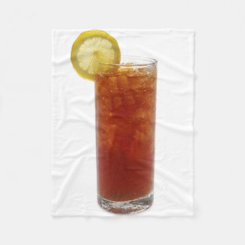 A Glass of Iced Tea Fleece Blanket