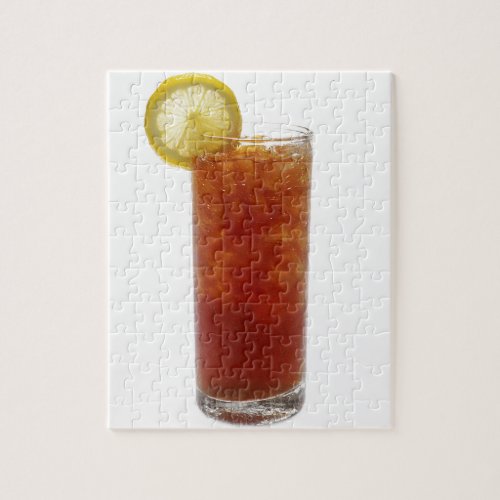 A Glass of Iced Tea Jigsaw Puzzle