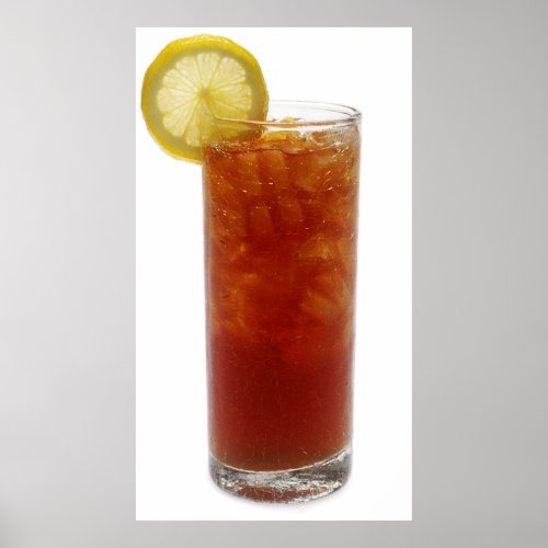 A Glass of Iced Tea Poster