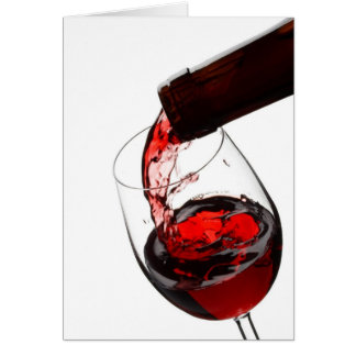 A Glass of Red Wine Cards