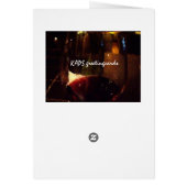A Glass of Wine Card (Back)