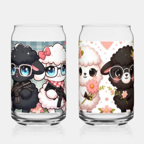 A glass with a delicious and pretty design