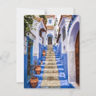 A Glimpse Back: Chefchaouen's Vintage Treasures Postcard