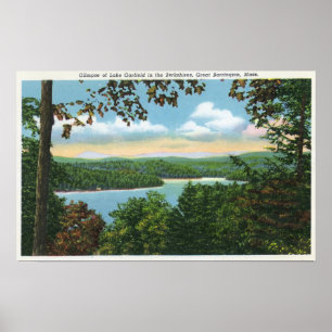 A Glimpse of Lake Garfield Poster