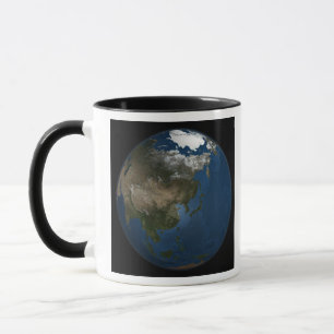 A global view over Asia with Arctic sea ice Mug