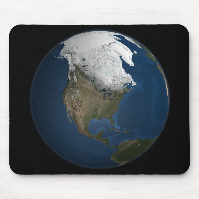 A global view over North America Mouse Pad (Front)