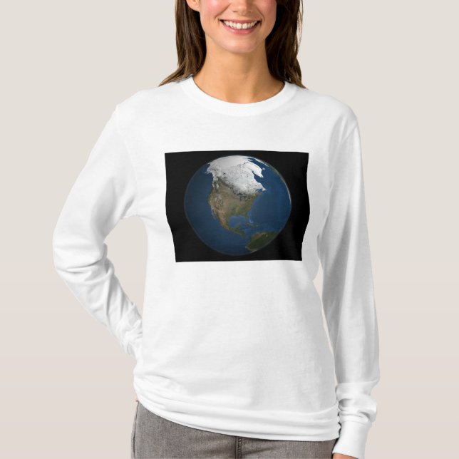 A global view over North America T-Shirt (Front)