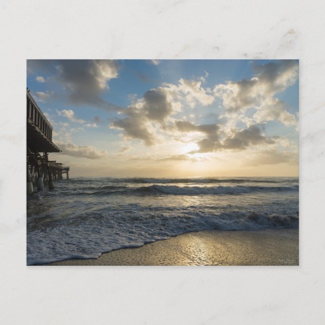 A Glorious Beach Morning Postcard (Front)