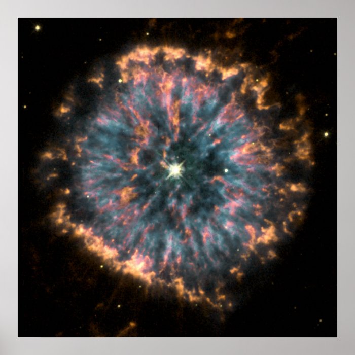 A Glowing Celestial Eye, Known As NGC6751 Posters