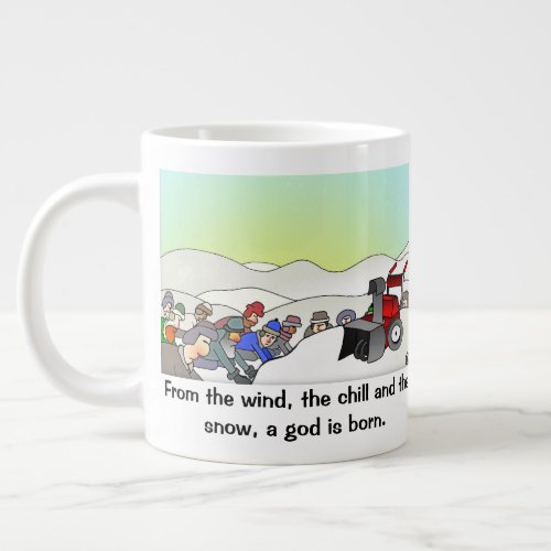 A God Is Born Specialty Mug