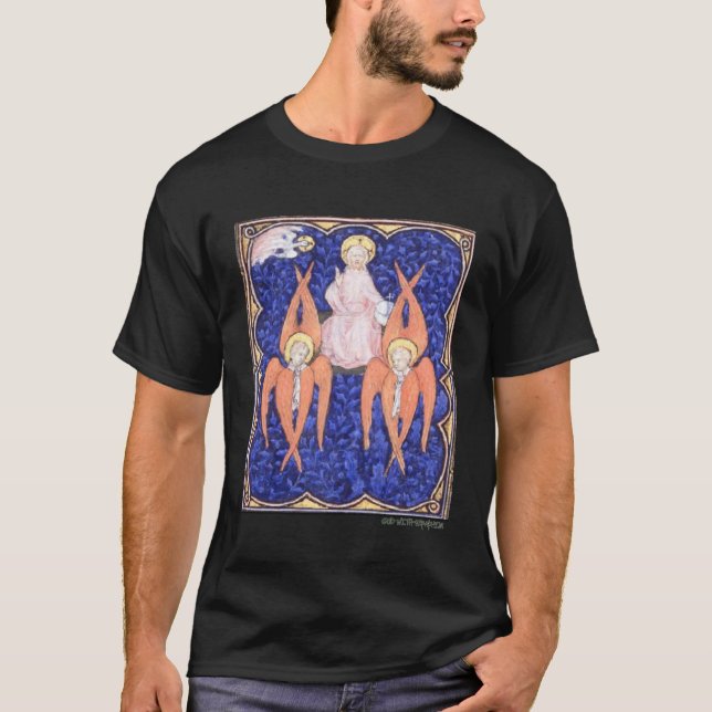 A God With Seraphim T-Shirt (Front)