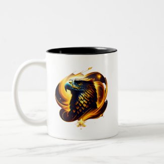 A Gold Eagle Head 
