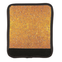A Gold Klimt Inspired Luggage Handle Wrap
