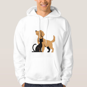 a golden retriever dog, T-Shirt Hoodie