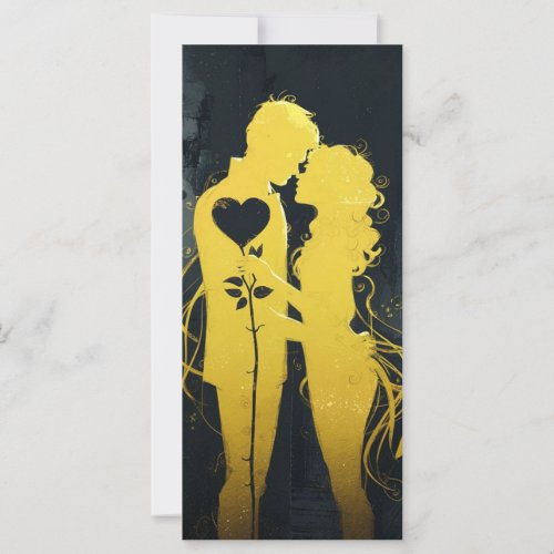 A Golden Silhouette of Love