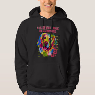 A Golden Who Trade Treats for Kisses Golden Retrie Hoodie