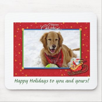 A Golden's Christmas Greeting Mouse Pad by dbrown0310 at Zazzle