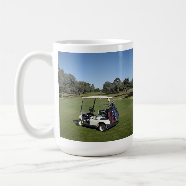 A Good Day For Golf, Coffee Mug (Left)