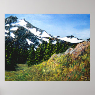 A good day in the Cascades Poster