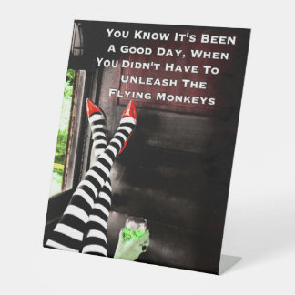 A Good Day Pedestal Sign