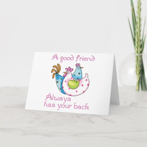 A Good Friend Card
